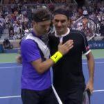 Григор Димитров и Роджър Федерер. Снимка: Скрийншот YouTube