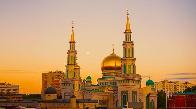 Съборната джамия в Москва. Снимка: Xusenru/Pixabay