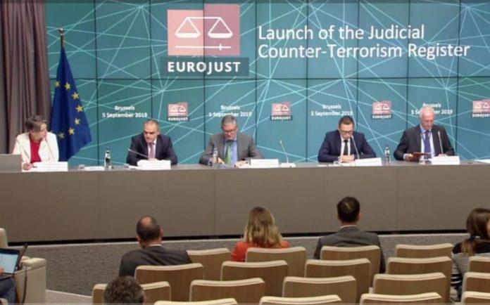 Пресконференция на Евроюст. Снимка: Пресцентър Европейска Комисия