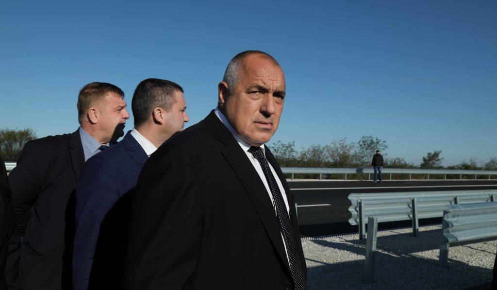 Бойко Борисов на АМ "Хемус"