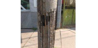 Опасен стълб в Монтана