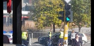 Блъснат човек