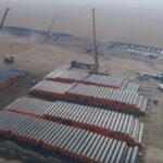 Откритото трасе за изграждане на газопровода