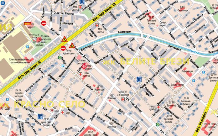 Карта на кръстовището