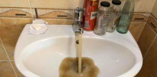 Кафява вода в Шумен