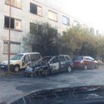 Опожарените автомобили в кв.. Лагера