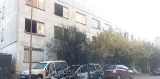 Опожарените автомобили в кв.. Лагера