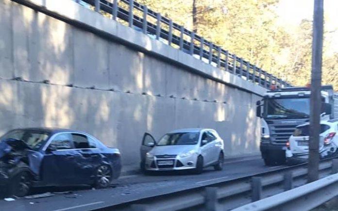 Верижна катастрофа с шест автомобила на бул. Пейо Й. Яворов в София