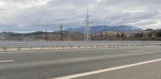 Ремонтираното съоръжение на АМ Струма край Дупница