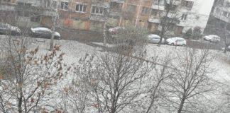 Първи сняг в София