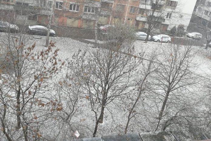 Първи сняг в София