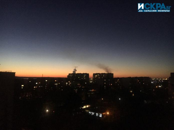 Пожар в блок 52 в квартал Славейков