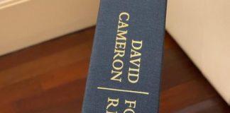 Книгата на Дейвид Камерън For the record