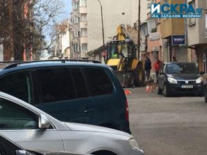 Авария на ул. Цариградска в Бургас