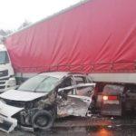 Верижна катастрофа на АМ Тракия край Вакарел