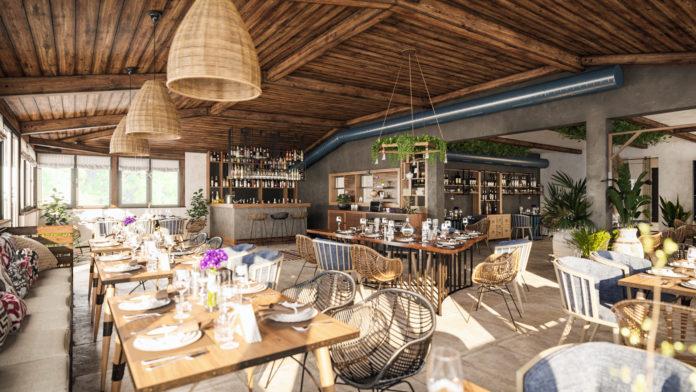 Ресторантът. Снимка: Utopia Forest