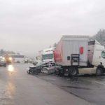 Верижна катастрофа на АМ Тракия край Вакарел