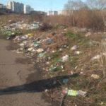 Боклуци в парка в кв. Меден рудник