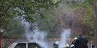 Опожарена кола