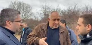 Премиерът Борисов, зам.-министър Николай Нанков и министър Емил Караниколов