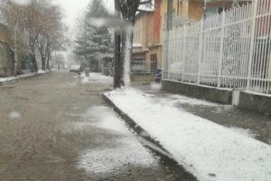 Първи сняг в София