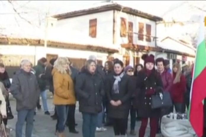 Протест на жителите на Сопот