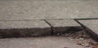 Пропаднали плочки на ул. Граф Игнатиев