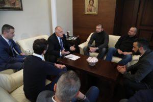 Среща на премиера Бойко Борисов с феновете на Левски