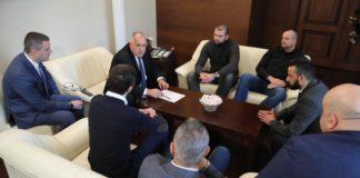Среща на премиера Бойко Борисов с феновете на Левски