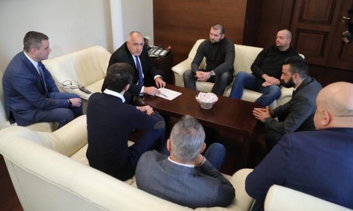 Среща на премиера Бойко Борисов с феновете на Левски
