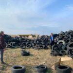 Проверка на депо за гуми край Атанасовско езеро