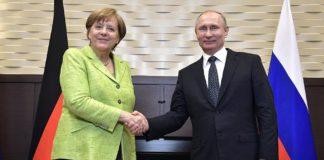 Ангела Меркел и Владимир Путин