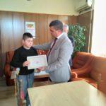 Сердар Мехмед получи почетна грамота от старши комисар Атанас Илков