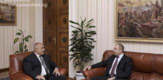 Президент Румен Радев, премиер Бойко Борисов