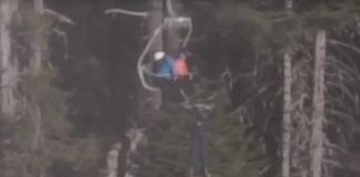 Скиор увисна от лифта в Банско