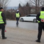 Полиция, проверка, автомобил, пътни полицаи