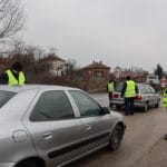 Полиция, проверка, автомобил, пътни полицаи