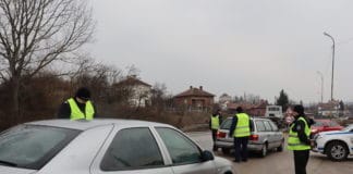 Полиция, проверка, автомобил, пътни полицаи