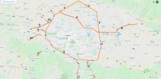 Карта на пътищата без винетка в София