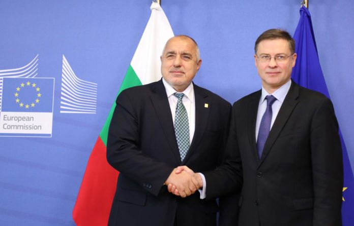 Бойко Борисов и Валдес Домбровскис