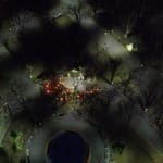 Факелно шествие в памет на Апостола на свободата - поглед отгоре