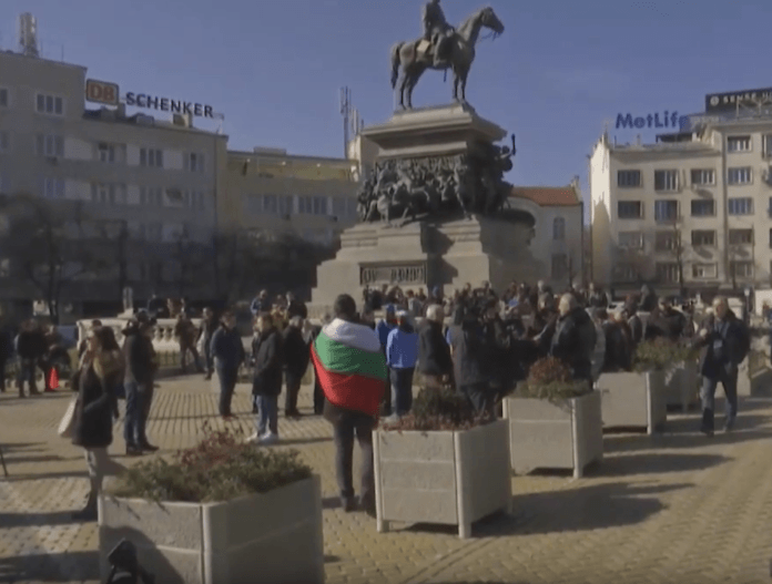 Протест на фенове на Левски