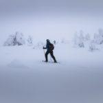 Сняг, турист