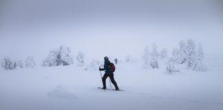 Сняг, турист