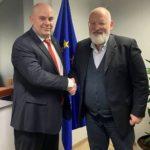 Гешев и Тимерманс. Снимка: Прокуратура на Република България