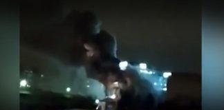 Пожар в търговски център в кв. Гео Милев