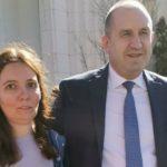 Петя Трендафилова и Румен Радев. Снимка: Личен архив