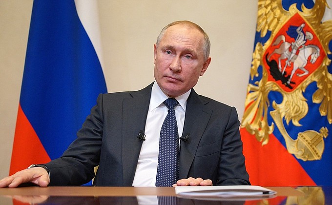 Днес президентът Владимир Путин се зарече да защити Русия срещу