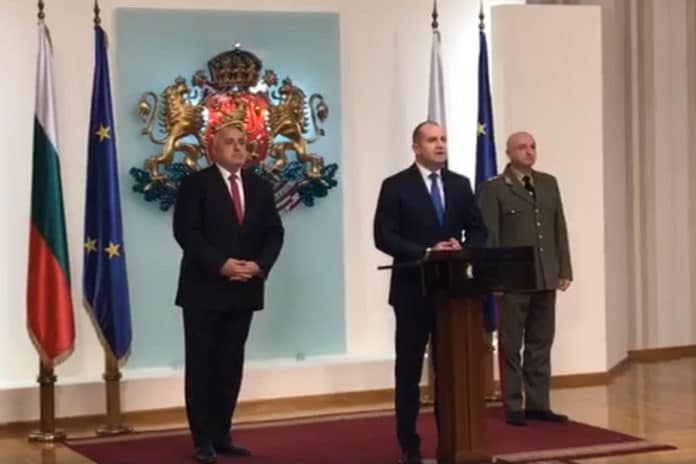 Румен Радев, Бойко Борисов и проф. Венцислав Мутафчийски