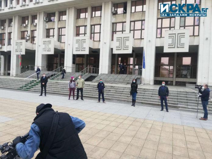 Мълчалив протест в Бургас
